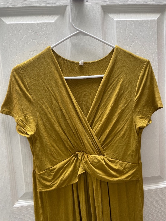 Pinkblush Dresses & Skirts - Mustard maternity nursing dress